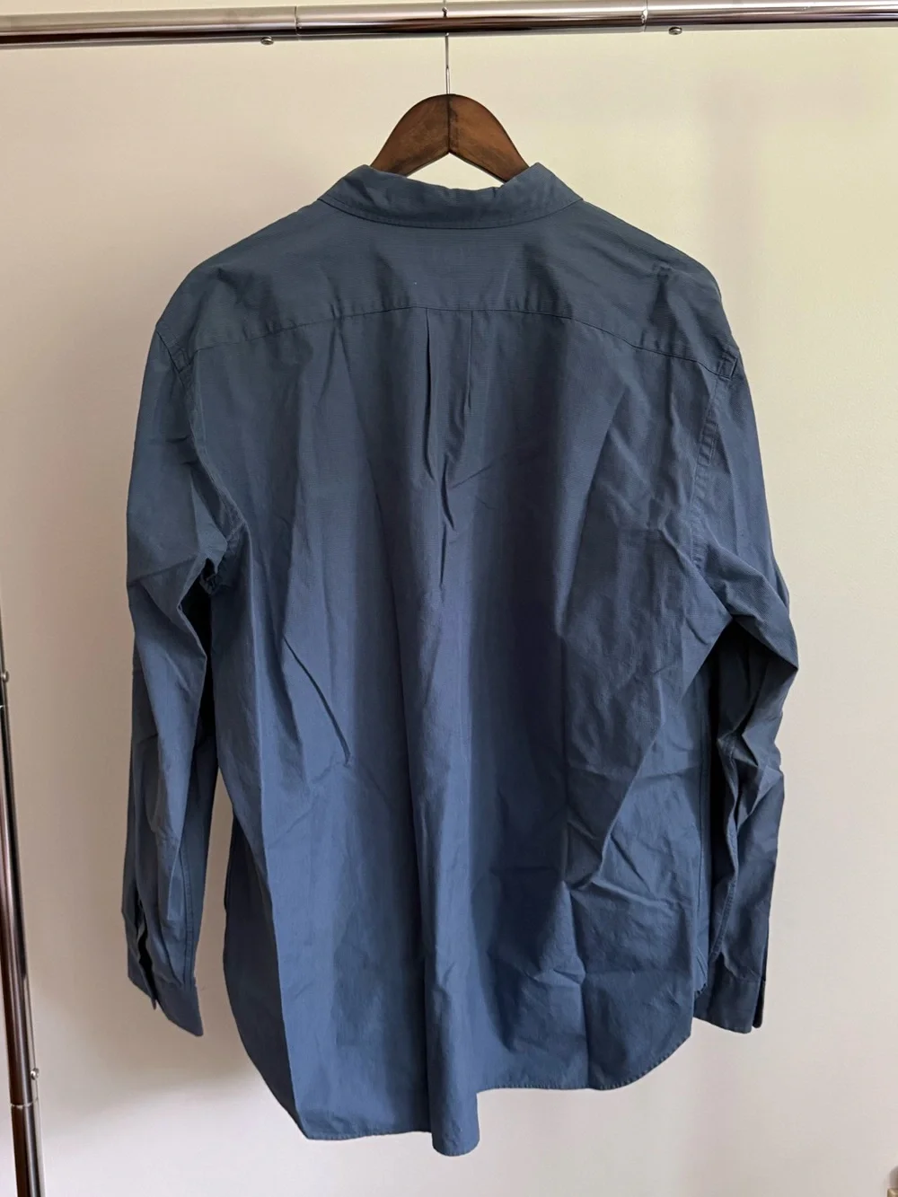 J. Crew Men's Button-Down Shirt in Deep Blue